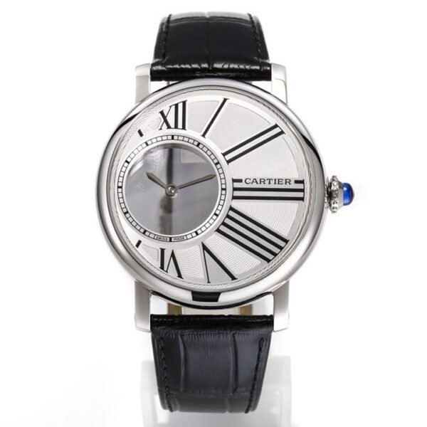 Cartier Rotonde de Cartier Mysterious Watch, Floating Hands Design, 42.5mm, MC 9981 Manual & Automatic Integrated Movement