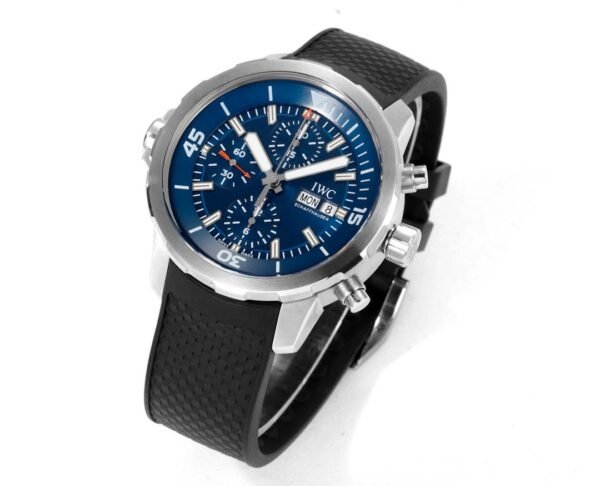 IWC Aquatimer Chronograph Watch 44mm | Quick Release Fluororubber Strap - 2