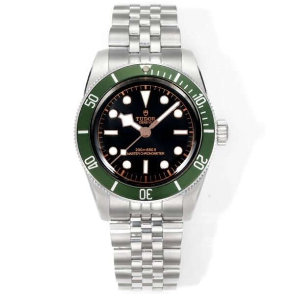 Tudor Black Bay GMT Automatic Diver Watch 41mm, Domed Sapphire Crystal, Rivet Stainless Steel Bracelet, Multiple Ceramic Bezel Color Options