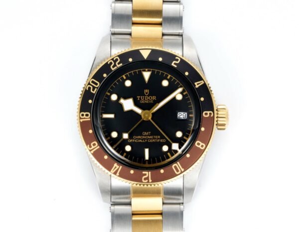 Tudor Black Bay GMT Automatic Diver Watch 41mm, Domed Sapphire Crystal, Rivet Stainless Steel Bracelet, Multiple Ceramic Bezel Color Options - 2