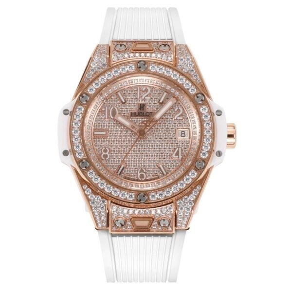 Hublot Big Bang One Click Full Paved Diamond 39mm Automatic Ladies Watch