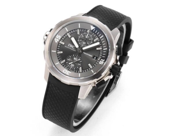 IWC Aquatimer Chronograph Watch 44mm | Quick Release Fluororubber Strap - 2