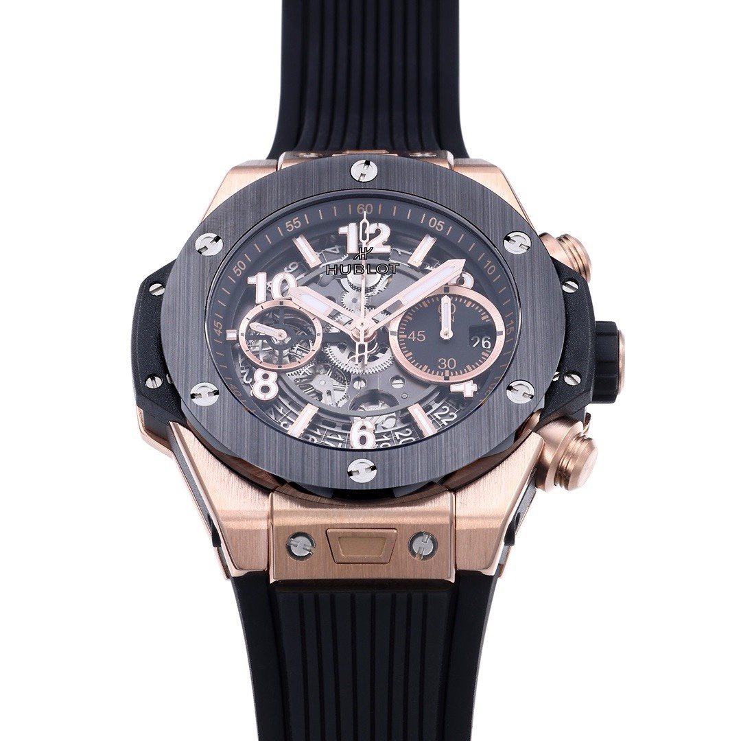 Hublot Big Bang Automatic Chronograph Watch 42mm Titanium Rubber Strap