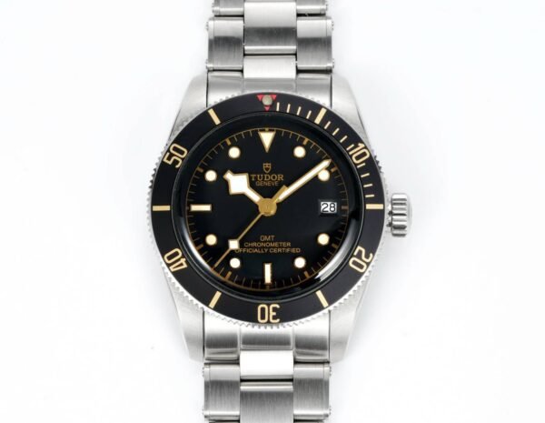Tudor Black Bay GMT Automatic Diver Watch 41mm, Domed Sapphire Crystal, Rivet Stainless Steel Bracelet, Multiple Ceramic Bezel Color Options - 2