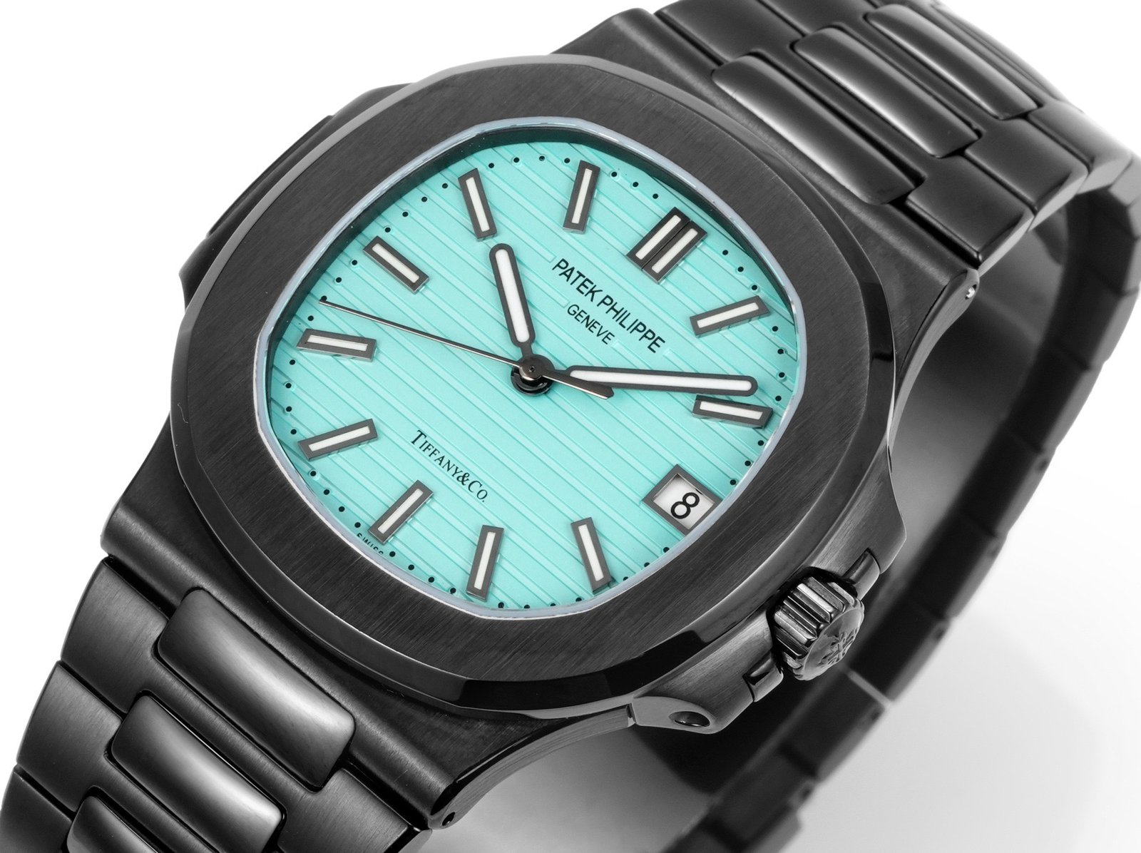 Patek Philippe Nautilus 5711 Black Warrior Limited Color Dial Watch, GR Factory, 40mm, Custom Modified 324 Movement