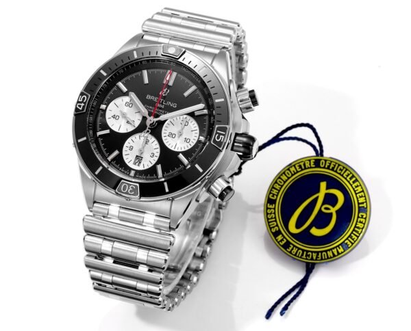 BREITLING Chronomat 44mm Automatic Chronograph Watch, BLS Factory Ceramic Bezel Timepiece - 2