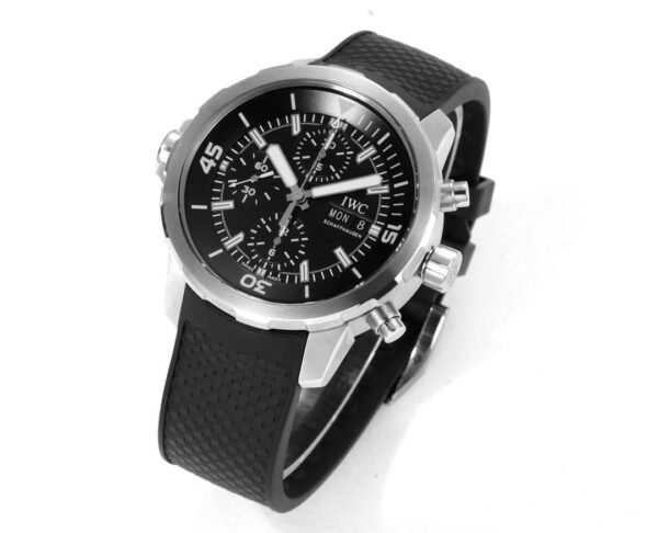 IWC Aquatimer Chronograph Watch 44mm | Quick Release Fluororubber Strap - 2