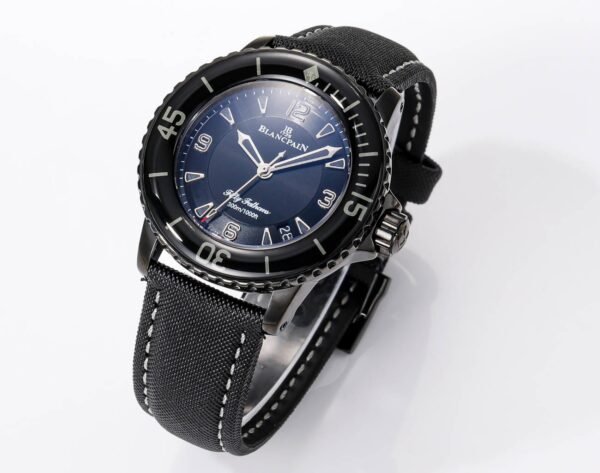 Blancpain Fifty Fathoms 45mm Automatic Diver Watch | Canvas Strap - 2