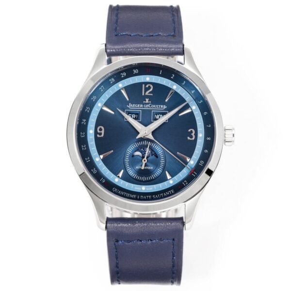 Jaeger-LeCoultre Master Calendar Moon Phase Automatic Watch 40mm Genuine Leather Strap
