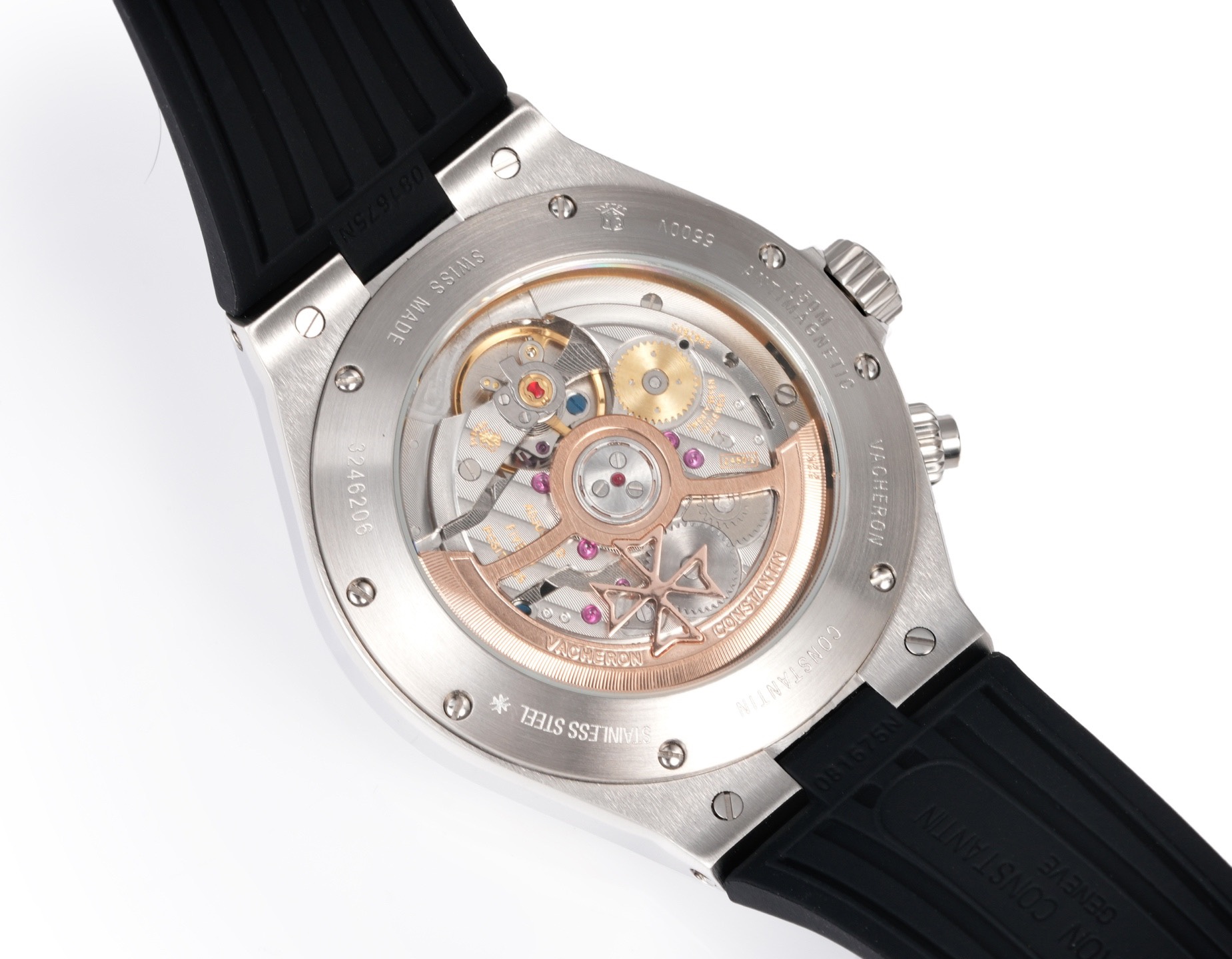 Vacheron Constantin Overseas RW4 Multifunctional Mechanical Watch, 42mm Stainless Steel Casual Business Gentleman Wristwatch - Image 9