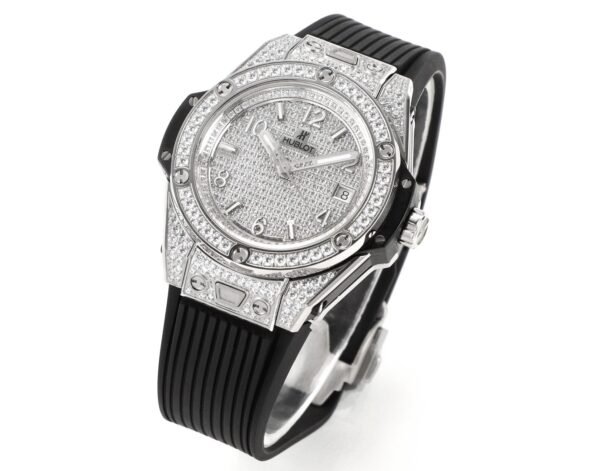 Hublot Big Bang One Click Full Paved Diamond 39mm Automatic Ladies Watch - 2