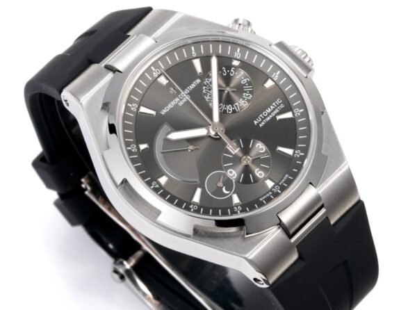 Vacheron Constantin Overseas RW4 Multifunctional Mechanical Watch, 42mm Stainless Steel Casual Business Gentleman Wristwatch - 2