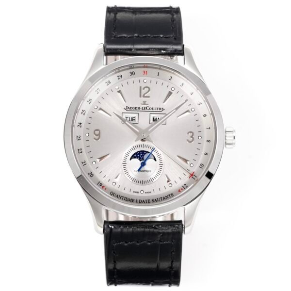 Jaeger-LeCoultre Master Calendar Moon Phase Automatic Watch 40mm Genuine Leather Strap