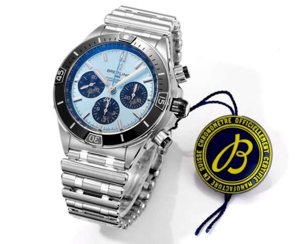 BREITLING Chronomat 44mm Automatic Chronograph Watch, BLS Factory Ceramic Bezel Timepiece - 2