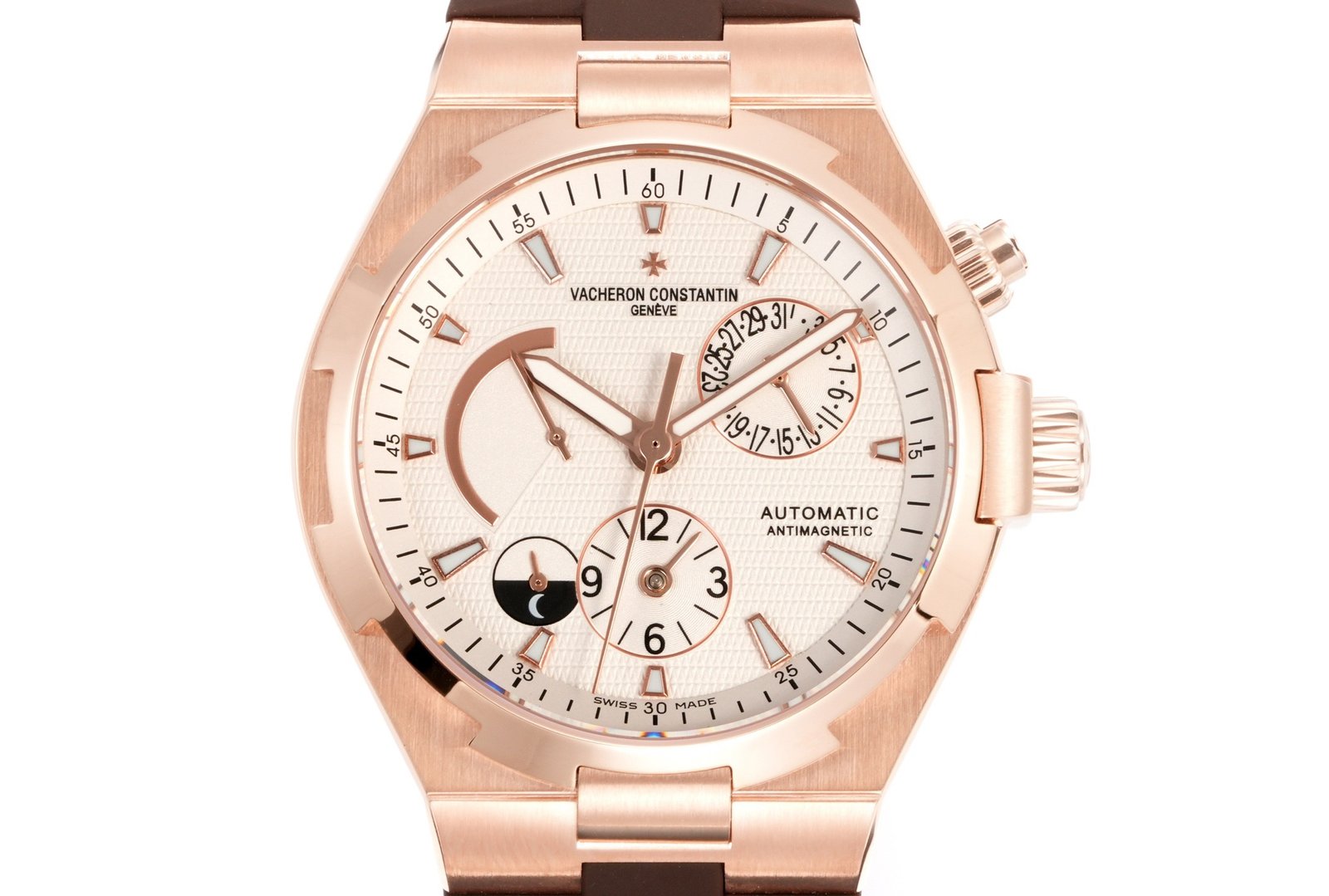 Vacheron Constantin Overseas RW4 Multifunctional Mechanical Watch, 42mm Stainless Steel Casual Business Gentleman Wristwatch
