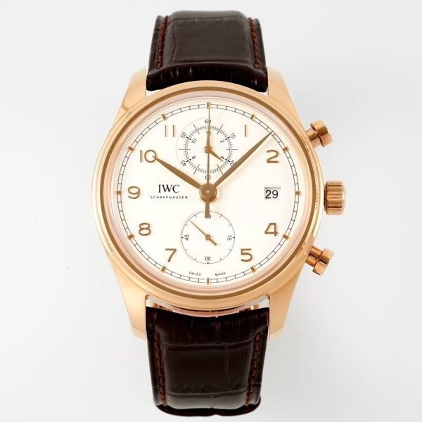 IWC Da Vinci Chronograph Watch 42mm | Modified Cal.89361 Integrated Movement Full Working Functions