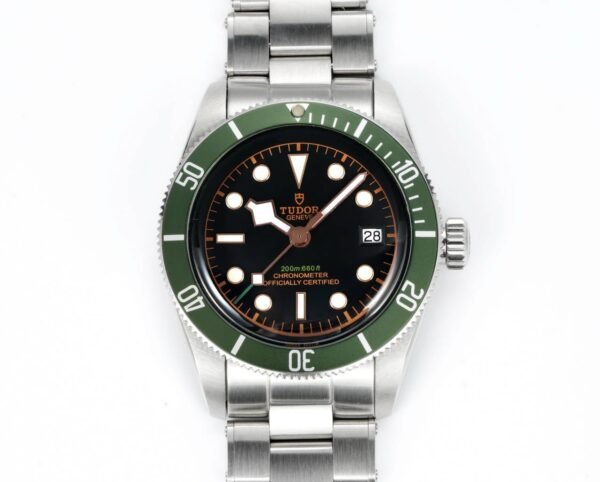 Tudor Black Bay GMT Automatic Diver Watch 41mm, Domed Sapphire Crystal, Rivet Stainless Steel Bracelet, Multiple Ceramic Bezel Color Options - 2