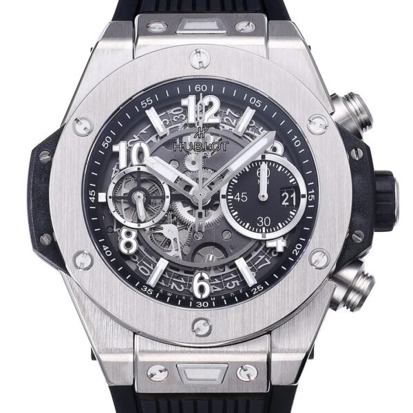 Hublot Big Bang Automatic Chronograph Watch 42mm Titanium Rubber Strap - 2
