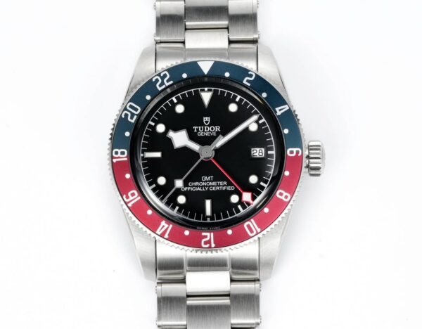 Tudor Black Bay GMT Automatic Diver Watch 41mm, Domed Sapphire Crystal, Rivet Stainless Steel Bracelet, Multiple Ceramic Bezel Color Options - 2