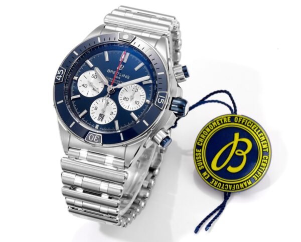 BREITLING Chronomat 44mm Automatic Chronograph Watch, BLS Factory Ceramic Bezel Timepiece - 2