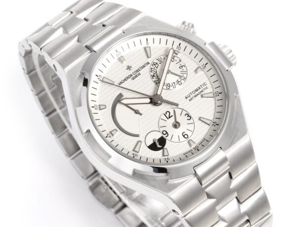 Vacheron Constantin Overseas RW4 Multifunctional Mechanical Watch, 42mm Stainless Steel Casual Business Gentleman Wristwatch - 2