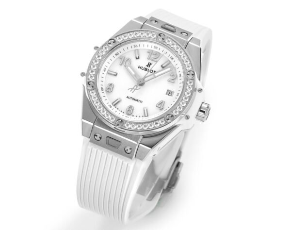 Hublot Big Bang 39mm Steel Diamond Bezel Automatic Ladies Watch - 2